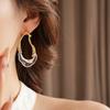 Female Fashion Versatile and Simple Water Droplet Earrings