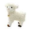 Peluche Agnello Campanellino Bambola Pecora in Piedi Rosa Bianco Beige Animale della Prateria Cartone Animato Compagno del Sonno Regalo