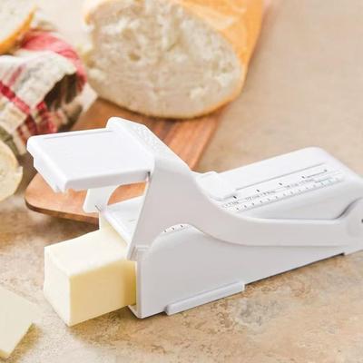 Butter Cutter Cheese Splitter Butter Slicer Cutter Non-Stick Adjustable Kitchen Gadget for Picnic Dining Sandwich Making Baking