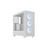 PC Case - FRACTAL DESIGN - FD-C-POA2A-04 - Pop 2 Air TG RGB - ATX Form Factor - 3 Fans with Profiled Blades - White