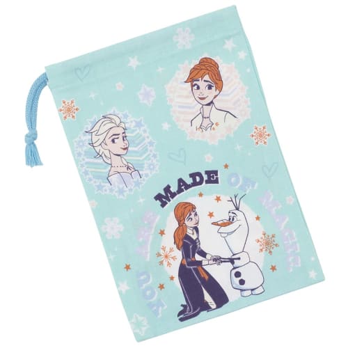Skater Lunch Box/Cup Bag, 21 x 15cm with Gusset, Disney Frozen 2, Girl's, Made in Japan, KB62-A