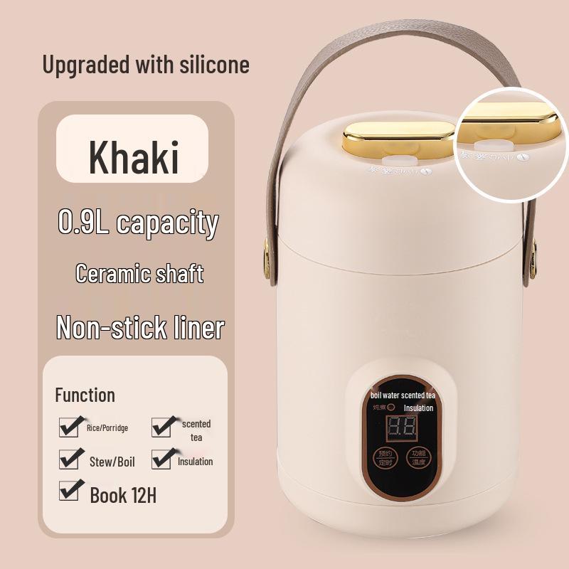 Wielofunkcyjny elektryczny garnek do duszenia 1,2 l do gotowania zupy i owsianki - styl Douyin