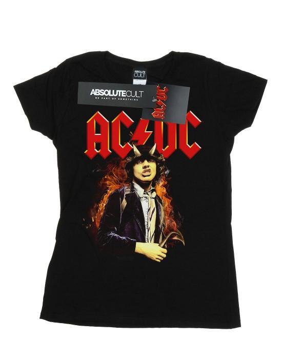 AC/DC Womens/Ladies Angus Highway To Hell Cotton T-Shirt