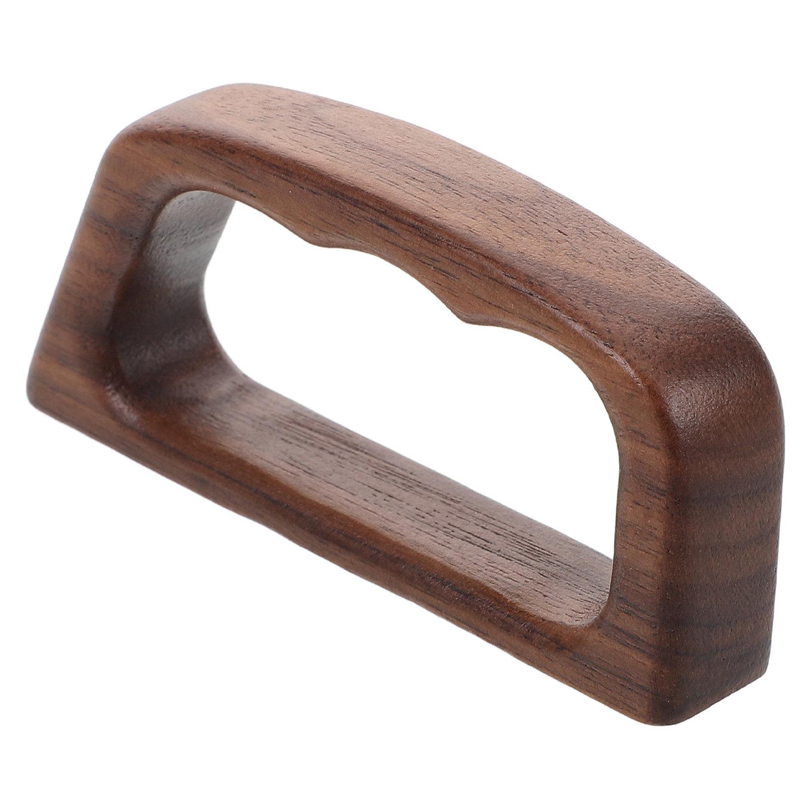 

Wooden Handle Glass Tea Cup Black Walnut Comfortable Grip Hot Drink Protection Stylish Design for Coffee Lovers Wooden Mug other