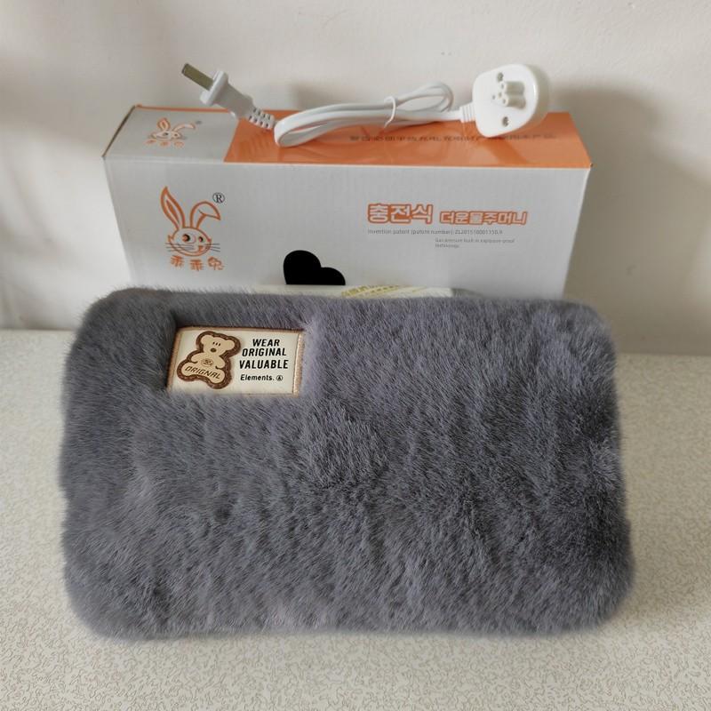 Hot Water Bag Water Injection Thickened Explosion-Proof Warm Hands Warm Feet Hot Compress Belly Warming Irrigation Hand Warmer Student Plush Warm