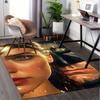 Wonder Woman & Batman Watercolor Poster PrintOffice Mat Home Decor Office Rugs LB60