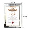PARIS LOVER Photo Stand A4 Photo Frame Glass Poster Frame Stylish Award Frame Celebration Gift