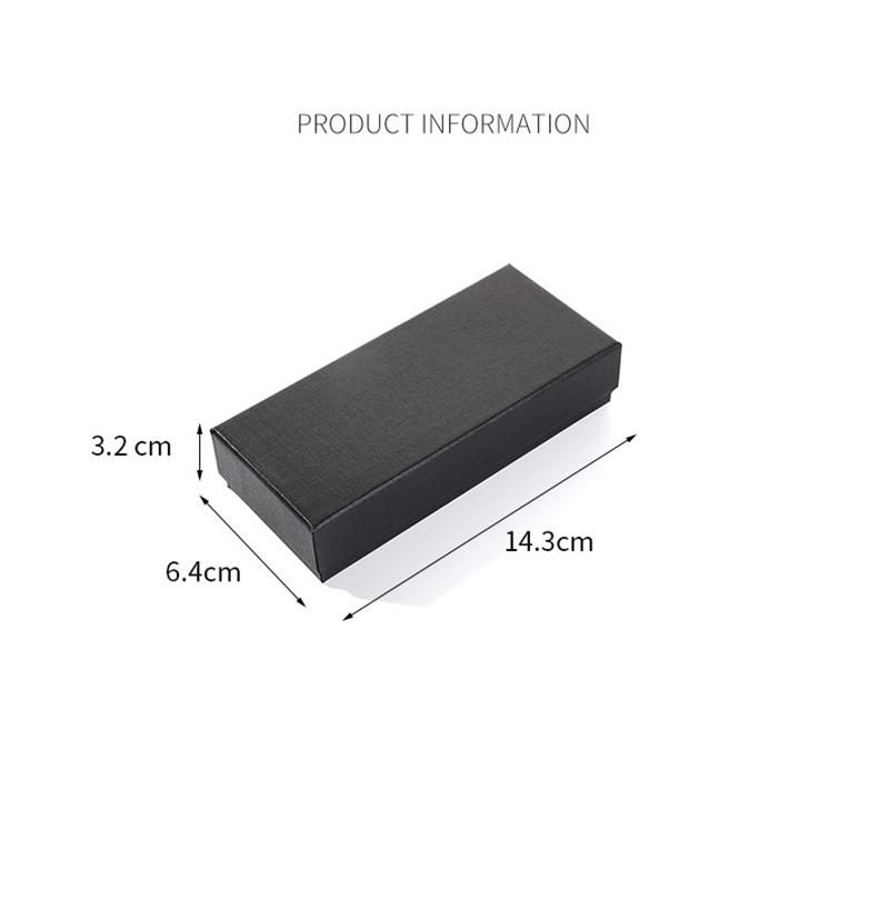 Fashion Hot Sale BLACK Watch Box Rectangle Wristwatch Durable Gift Case
