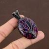 Multi Labradorite Handmade Copper Wire Wrap Jewelry Pendant 2.36" b6S97