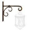 Polish Handmade Wall Lantern Diya Hanger Garden Home Décor Product Black Golden