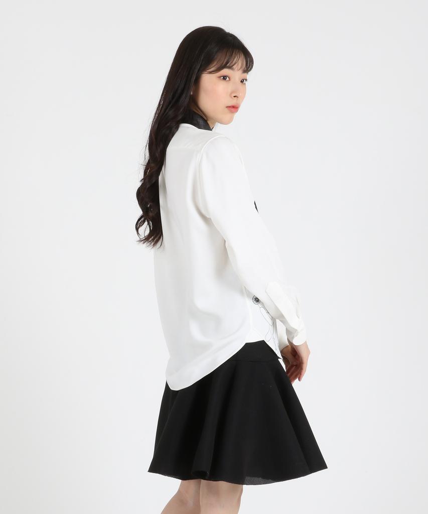 BLAHBANG Pen Illustration Go-Stop Series Ddonggwang Dress Shirt