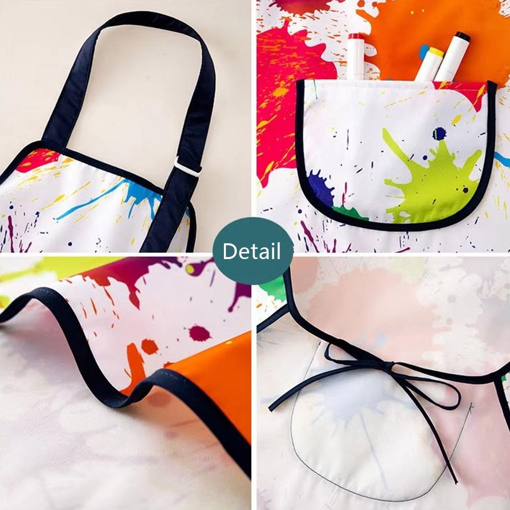 Waterproof Children Painting Apron Polyester Baking Bibs Gifts Art Bibs