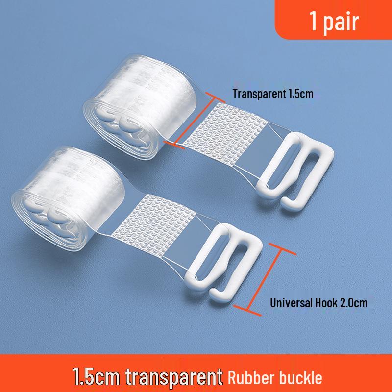 Transparent Non-Slip Bra Straps: Seamless, Invisible, Replaceable, Non-Binding Shoulder Straps