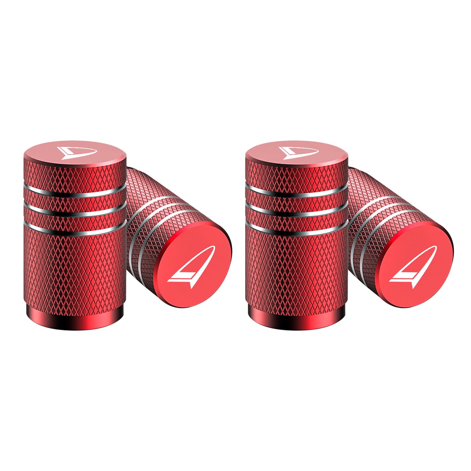 MONGAI Valve Cap, Tire Valve, Air Valve Cap, For Cars, Automobiles, Motorcycles, Elegant Design, daihatsu красный
