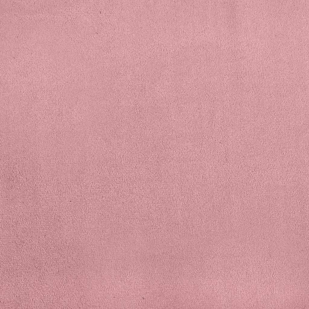 Box Spring Bed with Mattress and Headboard Pink 80 x 200 cm Velvet