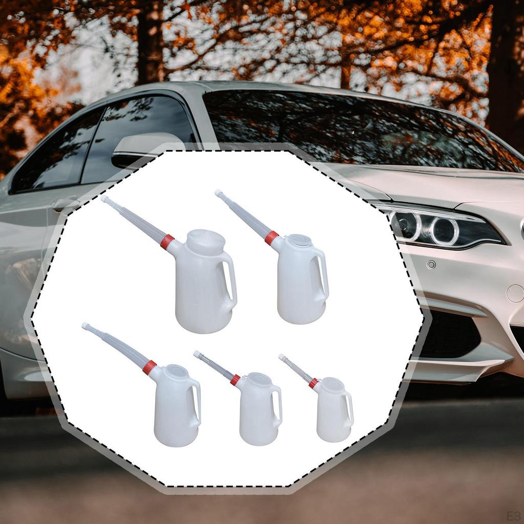 Ölkrug mit langem Ausguss Motor-Spender Langlebigkeit Multifunktion Tragbar Robust Kappe