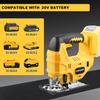 FORGEKIN20VCordless Jigsaw 3500RPM Electric Saw 45 Degree Cutting Angle Jigsaw Woodworking Tools For DEWALT battery PIN