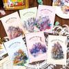 20 Pcs Dream Castle Theme Stickers Aesthetic Creativity Decorative Diary Album Adhesive DIY Scrapbooking Material