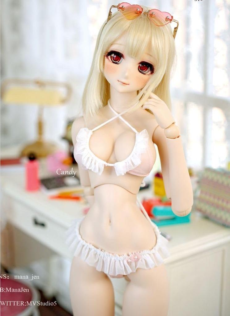 Doll Costume Frill Bikini Lingerie Compatible with Dolls ST213 1/3