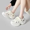 Fashion EVA Soft Platform Sandals Women 2025 Lace-Up Hollow Out Thick Bottom Sandals Woman Solid Color Non-Slip Casual Sandalias Mujer