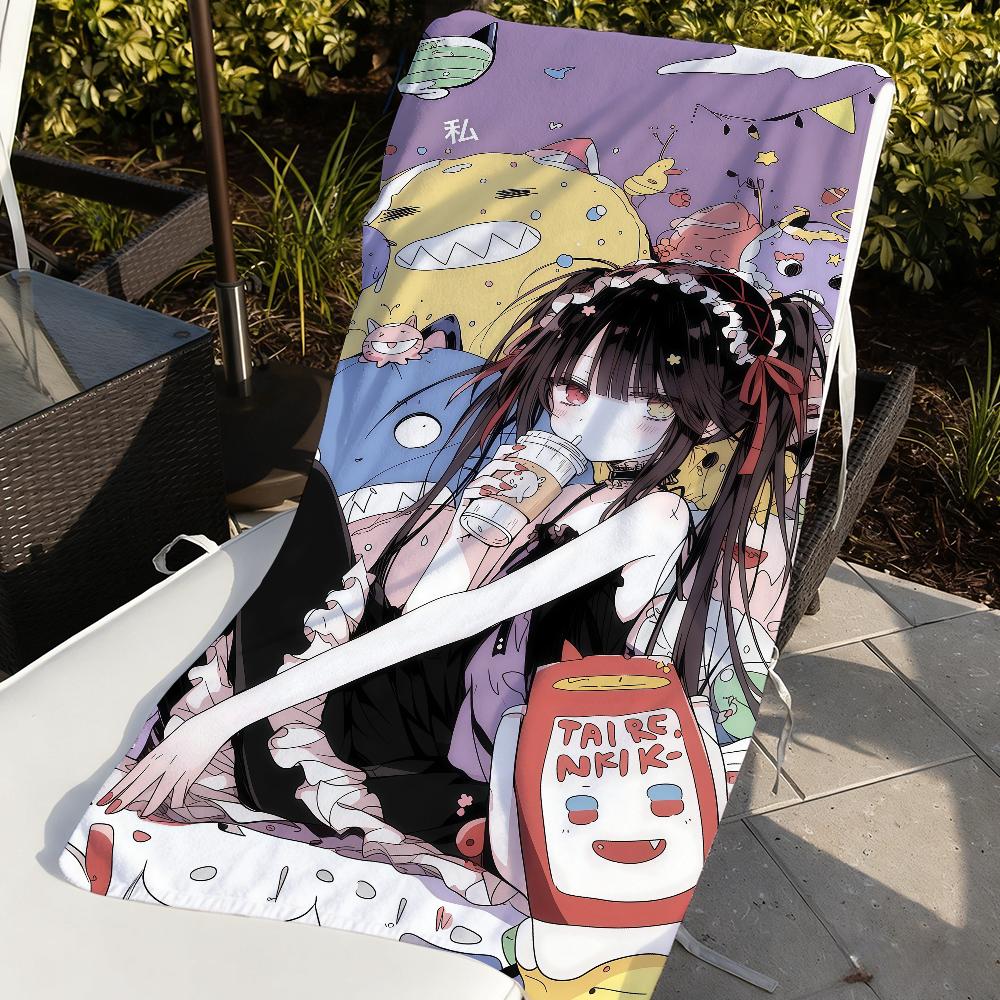 Anime Kurumi Tokisaki Handtuch Schnelltrocknende Strandhandtücher Sind Geeignet Für Schwimmbäder Camping Yoga Und Das Fitnessstudio