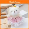 Plush Toy Bear Keychain Soft Stuffed Animal Backpack Accessory Gift Collectors