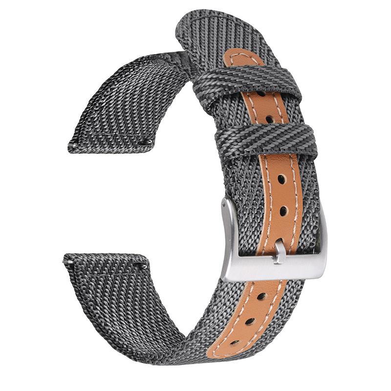 18mm 20mm 22mm Elastisches Nylon-Uhrenarmband für Seiko Ersatz Stoffarmband Armband Zubehör Sportuhrarmband