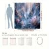 1pc Natural Landscape for Lotus Shower Curtain Dreamy Landscape Fresh Bathroom Decoration Polyester Fabric Contains 12 Hooks
