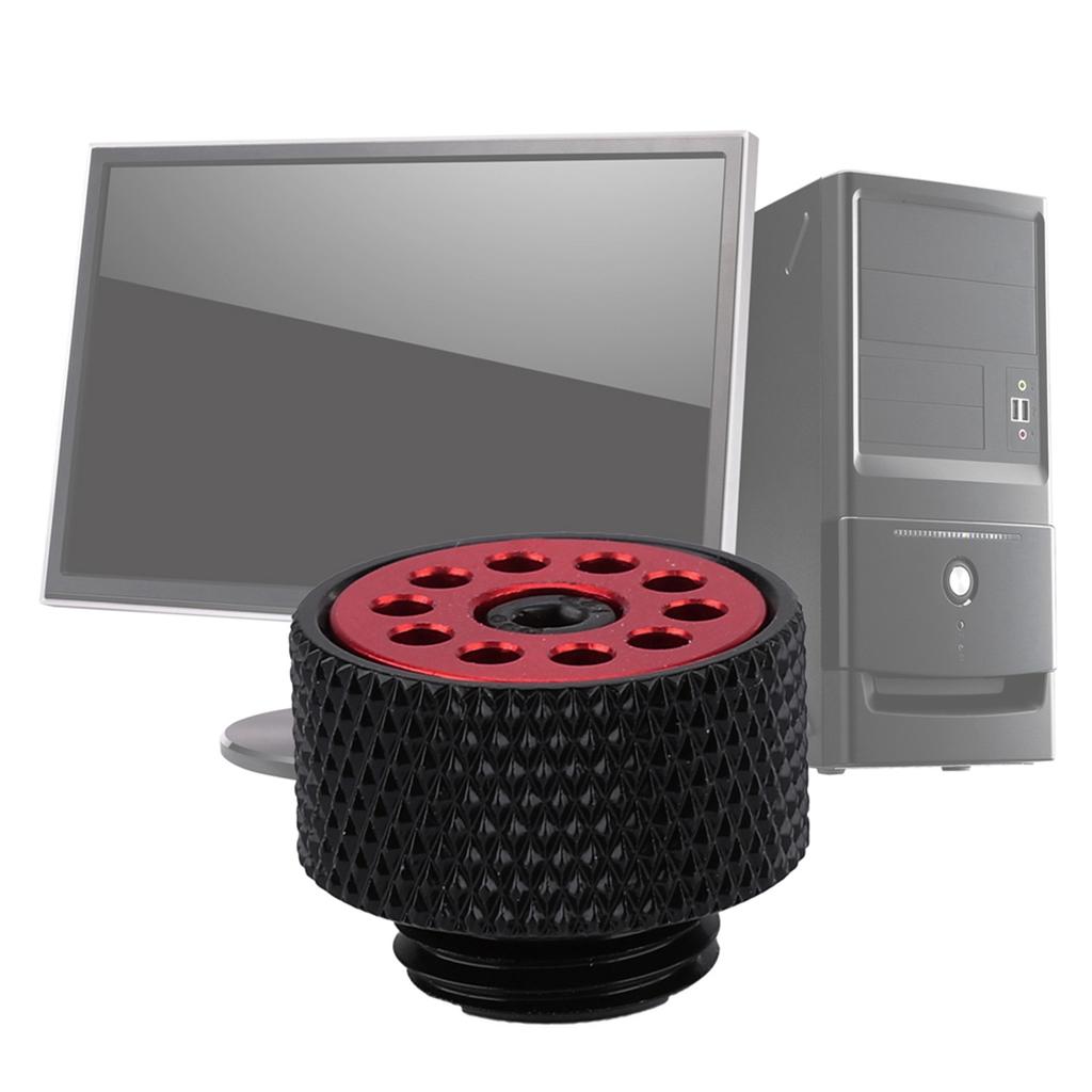 HPQF S1A Computer Water Cooled Adjustable Automatic Air Evacuation Valve Black+Red