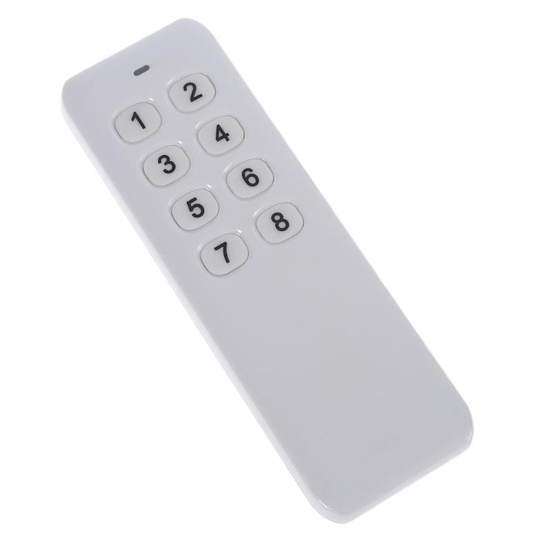 RF Digital Remote Control with Base Transmitter for Switch 433MHz Wireless Learning Code 6/8 Button EV1527 AK-500-8G