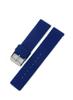 CASSIS Silicone Watch Strap, Fully Waterproof, TROYES, 22mm, Dark Blue, with Replacement Tool, U0100465062022