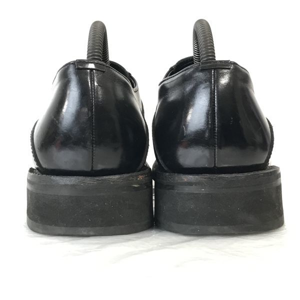 P.S.FA Genuine Leather Goodyear Welted Plain Toe Shoes [26.0/Black] Business Dress Shoes(USED)