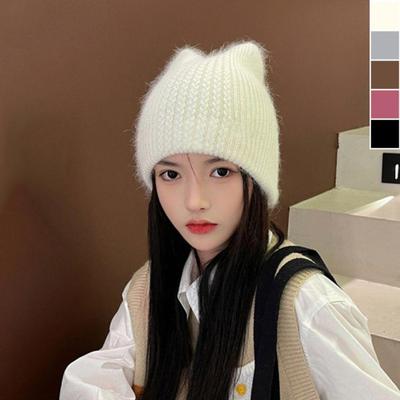 Twisted Cat Knit Daily Casual Beanie Hat