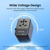 Philips 65W GaN Globaler Reiseadapter Mehrfachausgangsleistung bis zu 70W