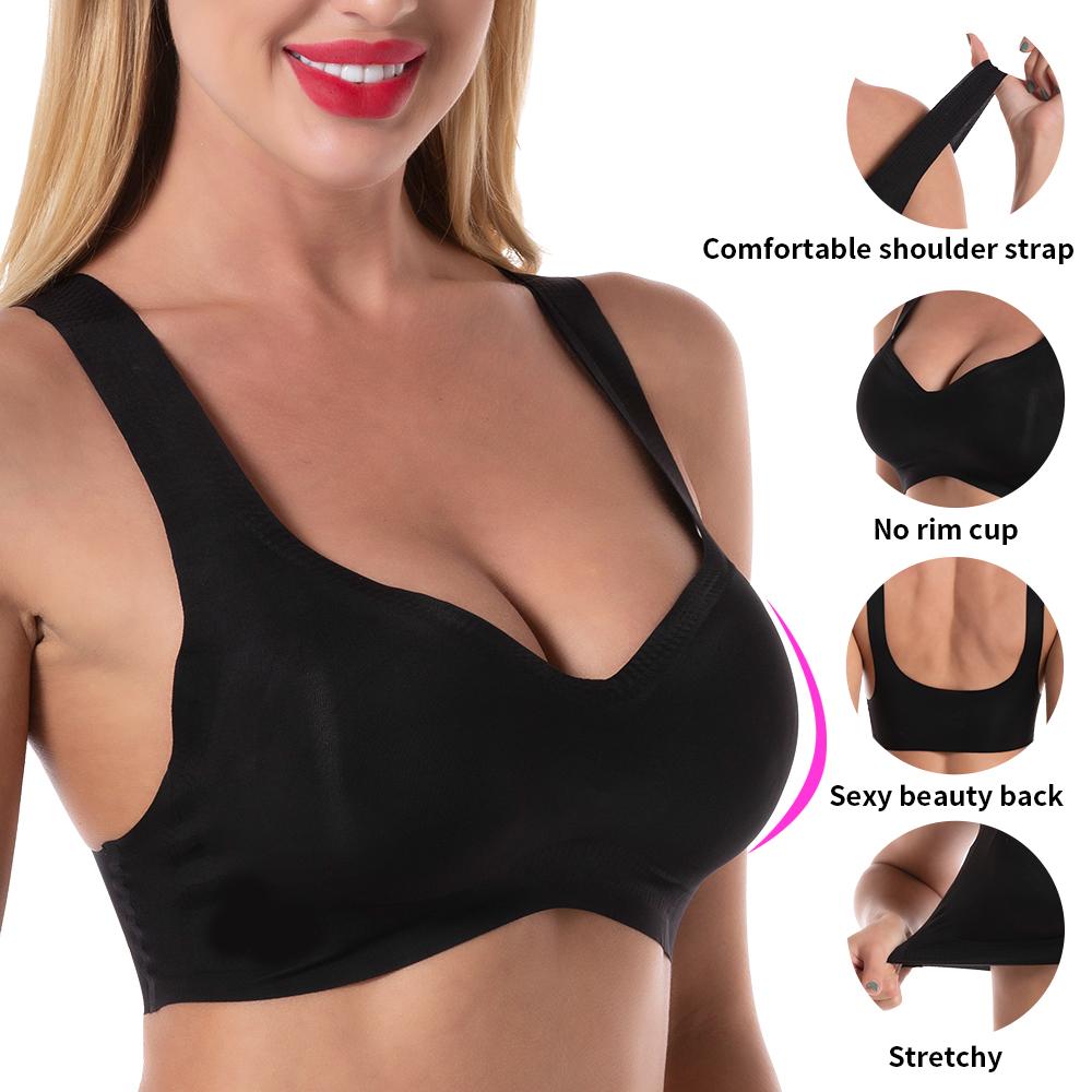 

Queenral бесшовные фитнес-сборные противоударные подушечки бюстгальтеры пуш-ап женское нижнее белье бюстгальтеры женское нижнее белье