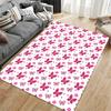 Pink Butterfly Floral Pattern suitable as a non-slip mat for the living room or bedroom sofa