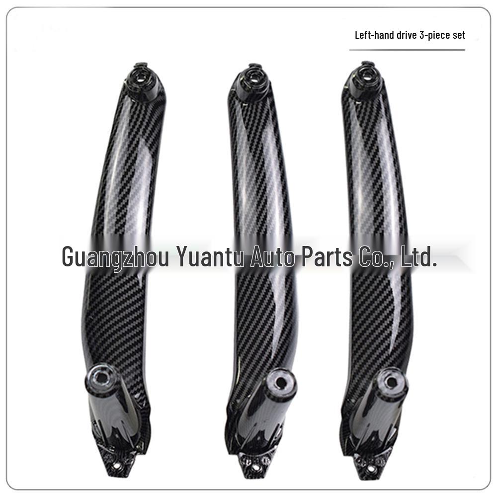Kolfiber Inre Dörrhandtag Armstöd för BMW X5/X6 E70/E71/E72 (2007-2013)