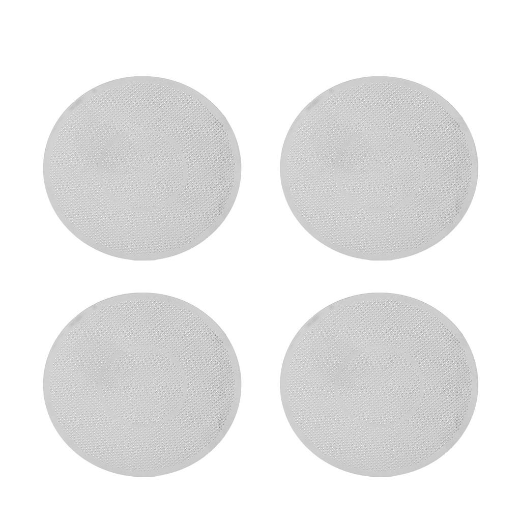 4PCS Coffee Puck Screen 58mm Stainless Steel Round Reusable Coffee Filter Mesh Plate for