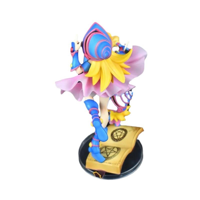 Dark Magician Girl Action Figure With Mana Magic Form Boxed Pvc Statue On Magic Book Base For Anime Game Fans