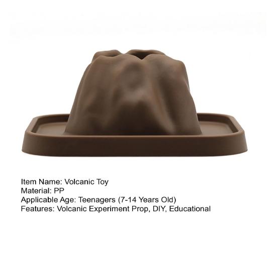 Volcanic Eruption Model Volcano Eruption Science Experiment Kit School Educational Volcanic Figure Learning Tool DIY Demonstration Props
