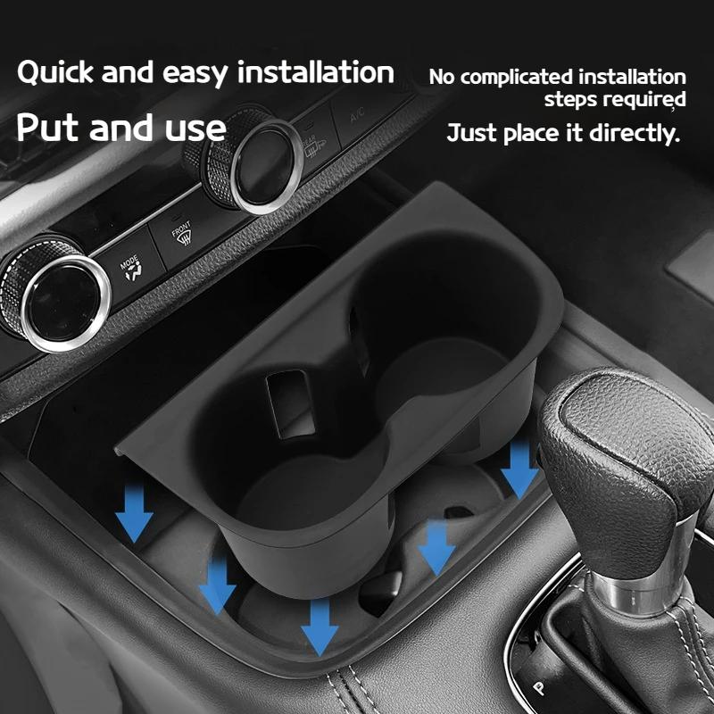 For Honda 22-24 HR-V Central Control Anti-skid and Shock-absorbing Water Cup Cover ZR-V In Beverage Fixed Cup Holderaccessories