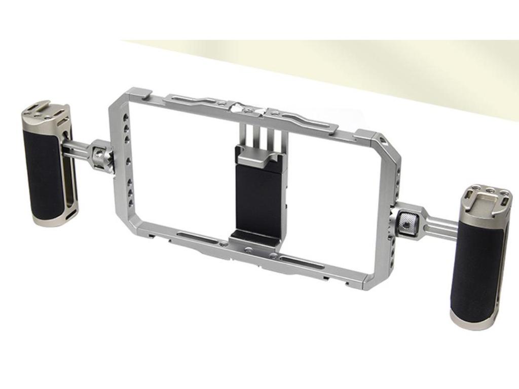 Mobile Phone Live Broadcast Rabbit Cage Set with Desktop Tripod & Stabilizer