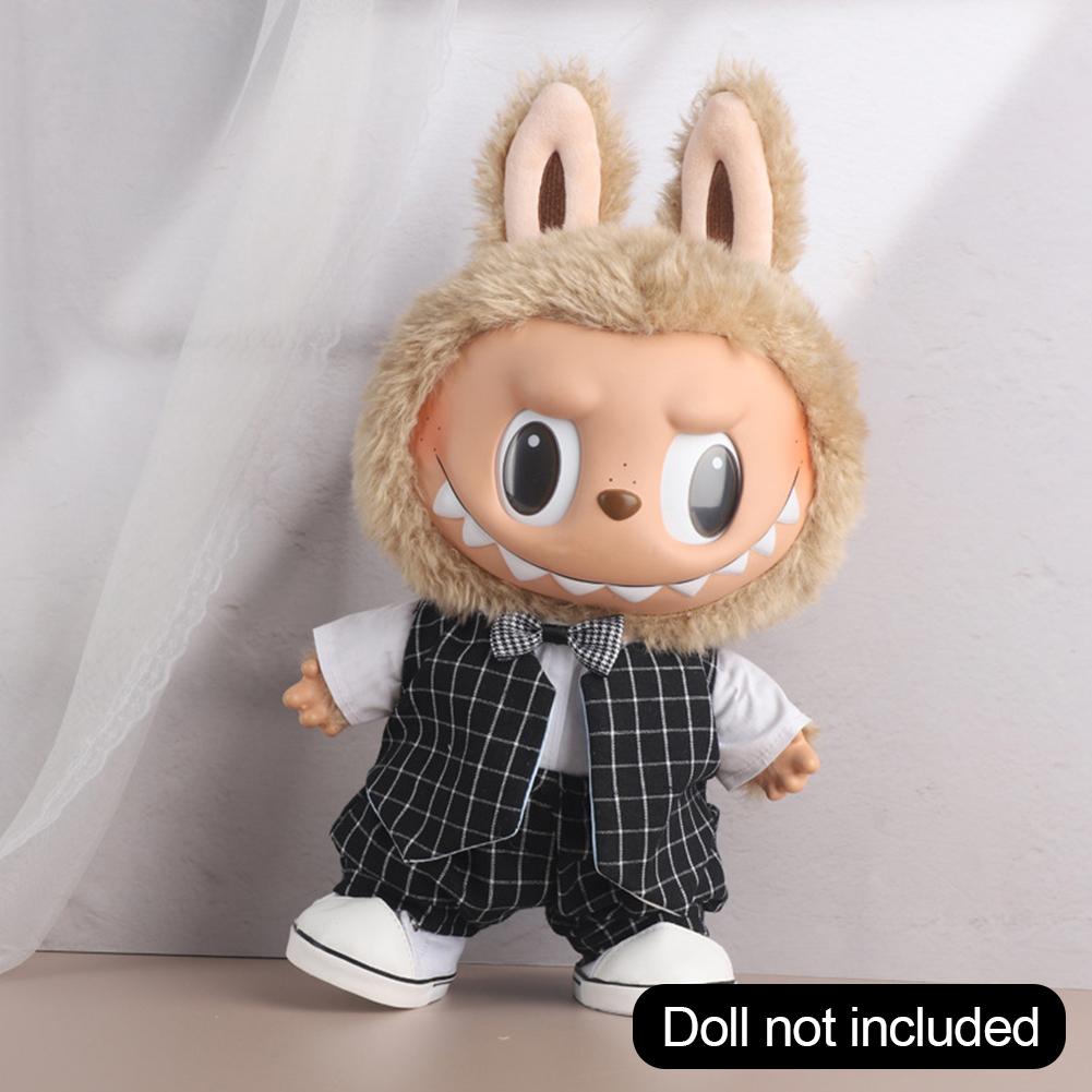 

Для 38 см Кукольная одежда Лабубу Модная одежда Толстовки Кукольная одежда Цветовые толстовки Кукольные аксессуары Милые украшения Маленькая одежда 4