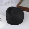 Ladies Solid Color Straw Beret Hat Summer Sun Cap Hostess Pillbox Hat For Women Retro Versatile Casual Painter Hat