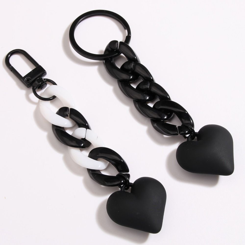 Car Key Ring Bag Pendant Handmade Accessories Handbag Charms Key Chain Heart Keychain Car Keyring
