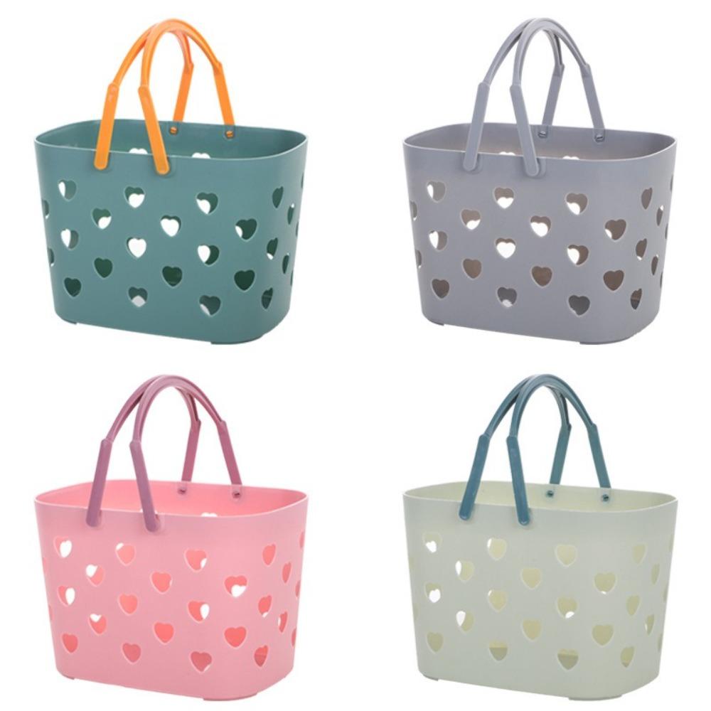 Plastic College Dorm Organizer Large Capacity Drainage Toiletry Basket New Shower Basket