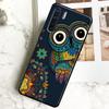 Cute Cartoon Owl Case For Oppo A79 A18 A38 A58 A78 A98 A40 A60 A80 A16 A76 A96 A15 A74 A94 A54 A17 A77 Cover