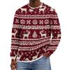 Men's Christmas Neck Pullover Sweatshirt