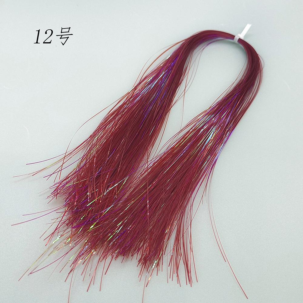 Oem 35cm 3g/bag Colorful Bright Silk Road Fly Hook Accessories 16 Colors Diy Fly Bait Fish Hook Body Binding Accessories New Arr