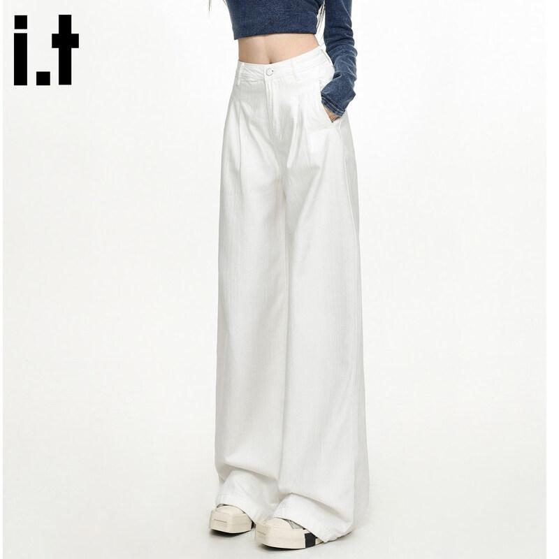 CHOCOOLATEit Women's Summer Drape Wide-Leg Pants